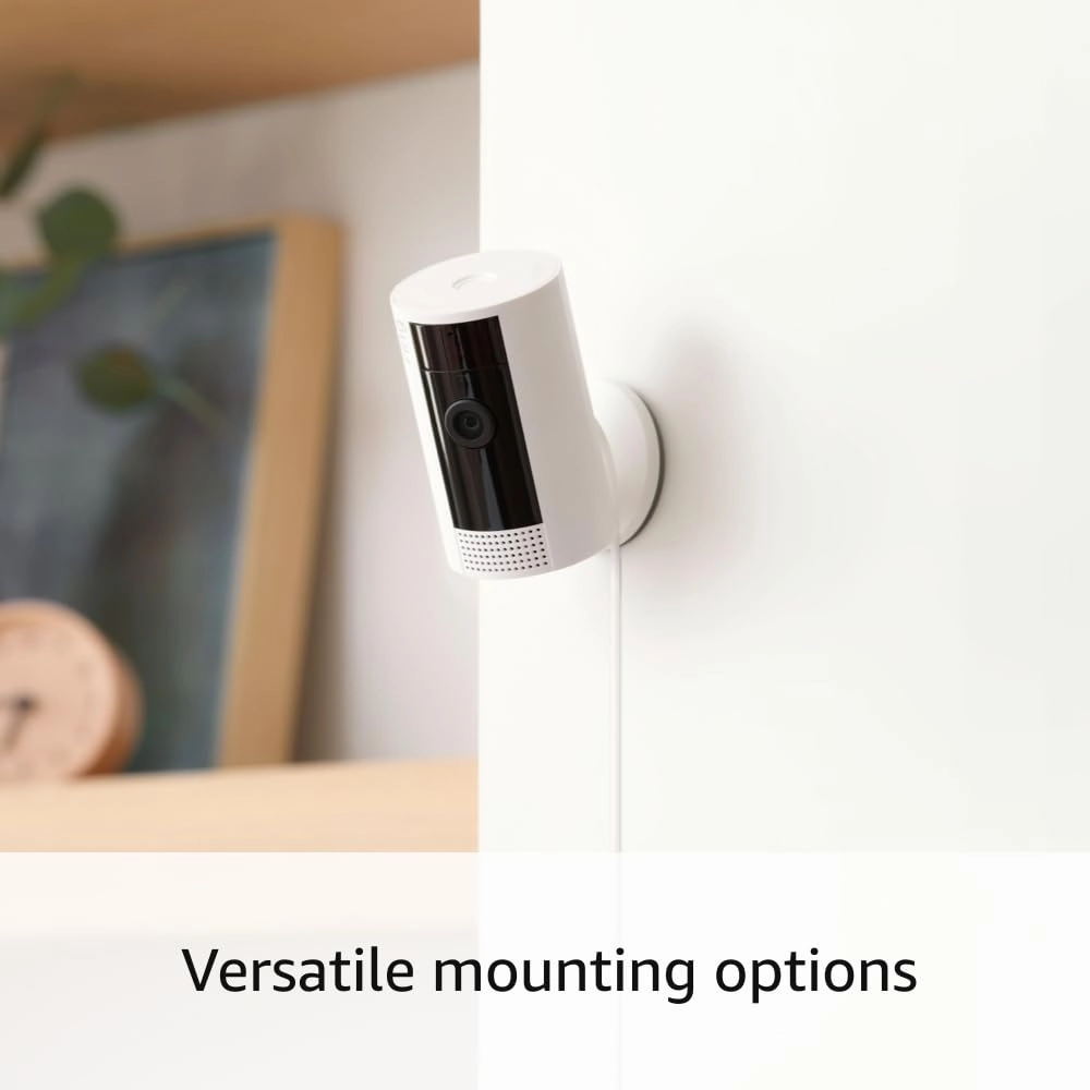 Ring Indoor Cam (newest model) — Home or business security in 1080p HD video, Black