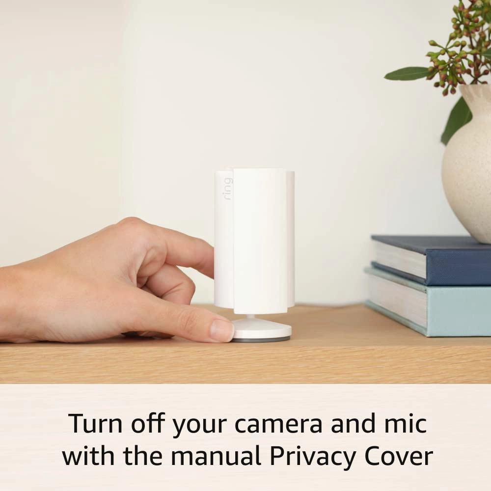 Ring Indoor Cam (newest model) — Home or business security in 1080p HD video, Starlight