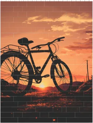 Road Bicycle Building Block Puzzle Personalized Building Bricks Block Puzzle Building Family Keepsake DIY Brick Block Puzzles Valentine's Day Gifts for Home Decor Brick Puzzle