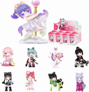 ROBOTIME Suri Blind Box Colorful Girls Surprise Action Figure Popular Collectible Toy Hot Cute Dolls Creative Kits for Birthday Gifts/Christmas Holiday(1PC)