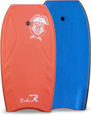 Rokia R Bodyboard 42 Inch Premium EPP Core Body Board for Beach with Durable XPE Cover Reinforced Reticular Structure Board Great Surfing for Teens and Adult Include Leash