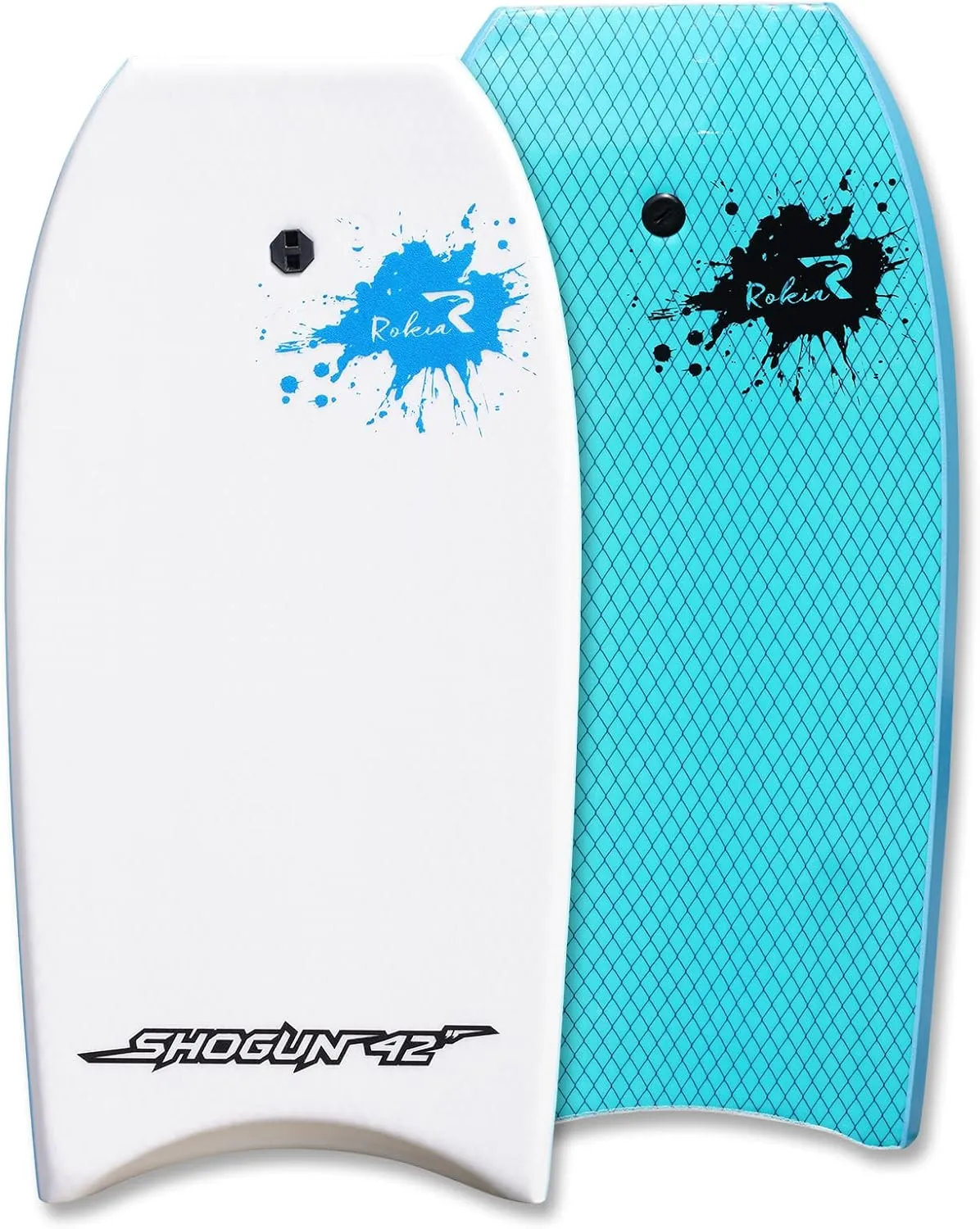 Rokia R Bodyboard for Beach Include Leash 42 Inch Body Board with Durable EPO Core Reticular Structure Board Great Surfing for Teens and Adult