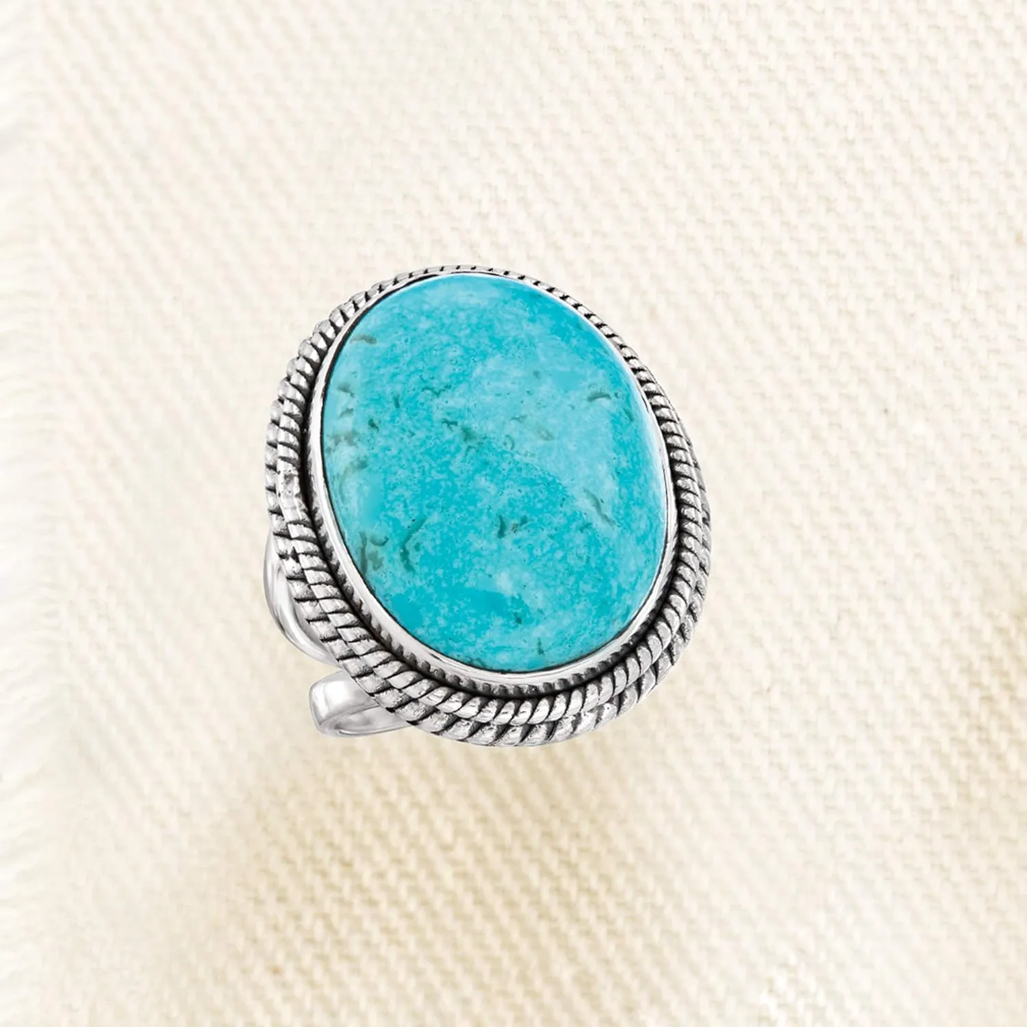 Ross-Simons Turquoise Ring in Sterling Silver