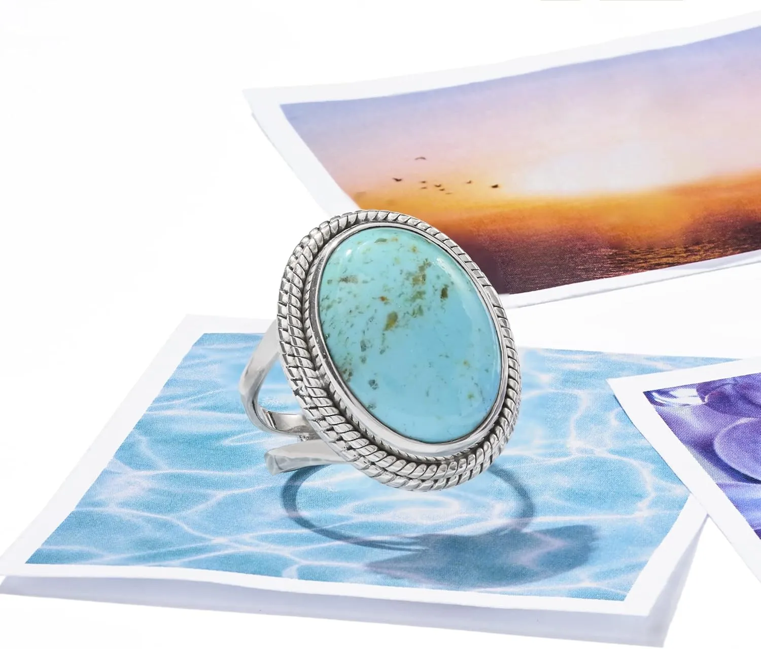 Ross-Simons Turquoise Ring in Sterling Silver