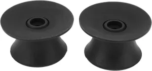 Rubber Material 1/4 Inch NAB Hub Optical Shaft Adapter, Black Universal Loading Device Applicable for Studer, for Optical Reel To Reel Tape