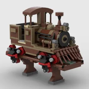 Runaway Mine Train Building Toy Kit 990 Pieces Building Toys Set MOC Build for Age 18 