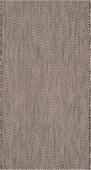 SAFAVIEH Courtyard Collection Accent Rug - 2'3" x 5', Brown & Beige, Non-Shedding & Easy Care, Indoor/Outdoor & Washable-Ideal for Patio, Backyard, Mudroom (CY8022-36321)