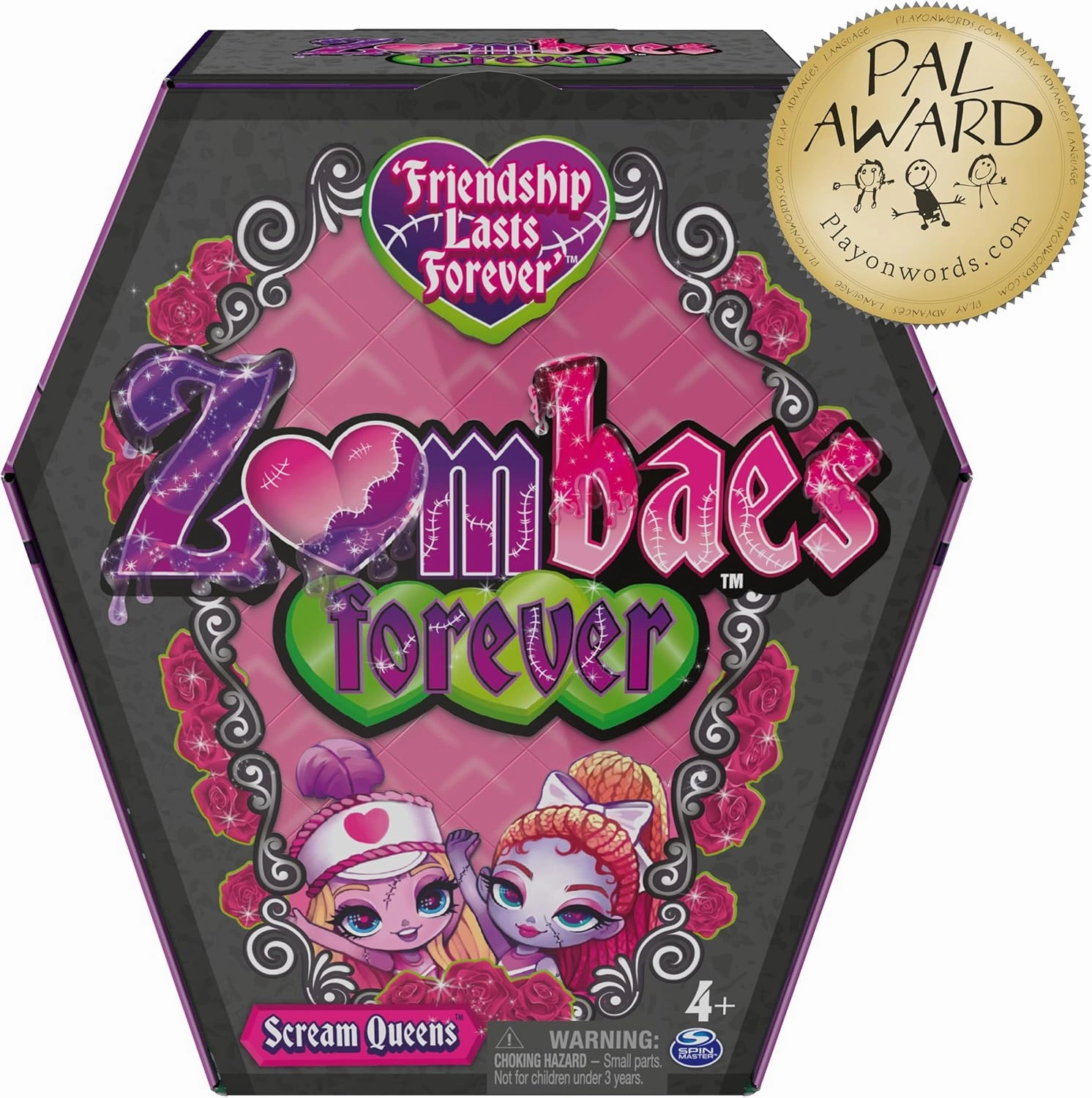 Scream Queens Deluxe Zombie Dolls Set with 2 Exclusive 3.5-inch Figures, Pet & Accessory, Girls Gifts, Kids Toys for Girls