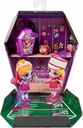 Scream Queens Deluxe Zombie Dolls Set with 2 Exclusive 3.5-inch Figures, Pet & Accessory, Girls Gifts, Kids Toys for Girls