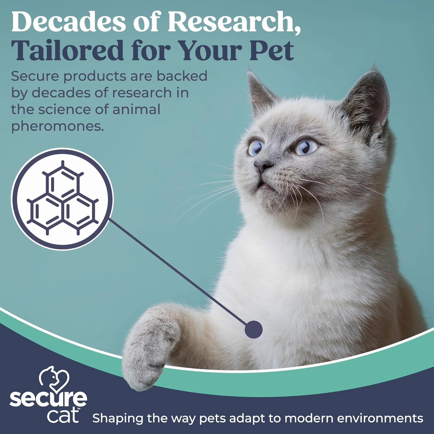 Secure Cat Pheromone Home Stick Diffuser 30-Day Starter Kit, Passive Diffuser Creates a Calming Environment. Naturally Supports Calm and Wellbeing Helping Relieve Any Feeling of Anxiety or Stress