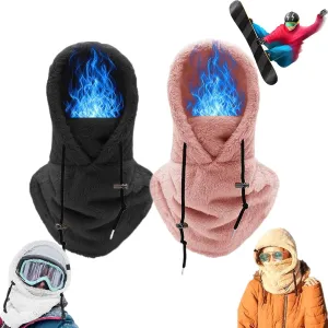 Sherpa Hood Ski Helmet,Sherpa Hood Ski Mask,Sherpa Ski Mask,Sherpa Ski Hood,Windproof Adjustable Fleece Ski Mask