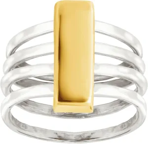 Silpada 'Agility' Ring in Sterling Silver and Brass