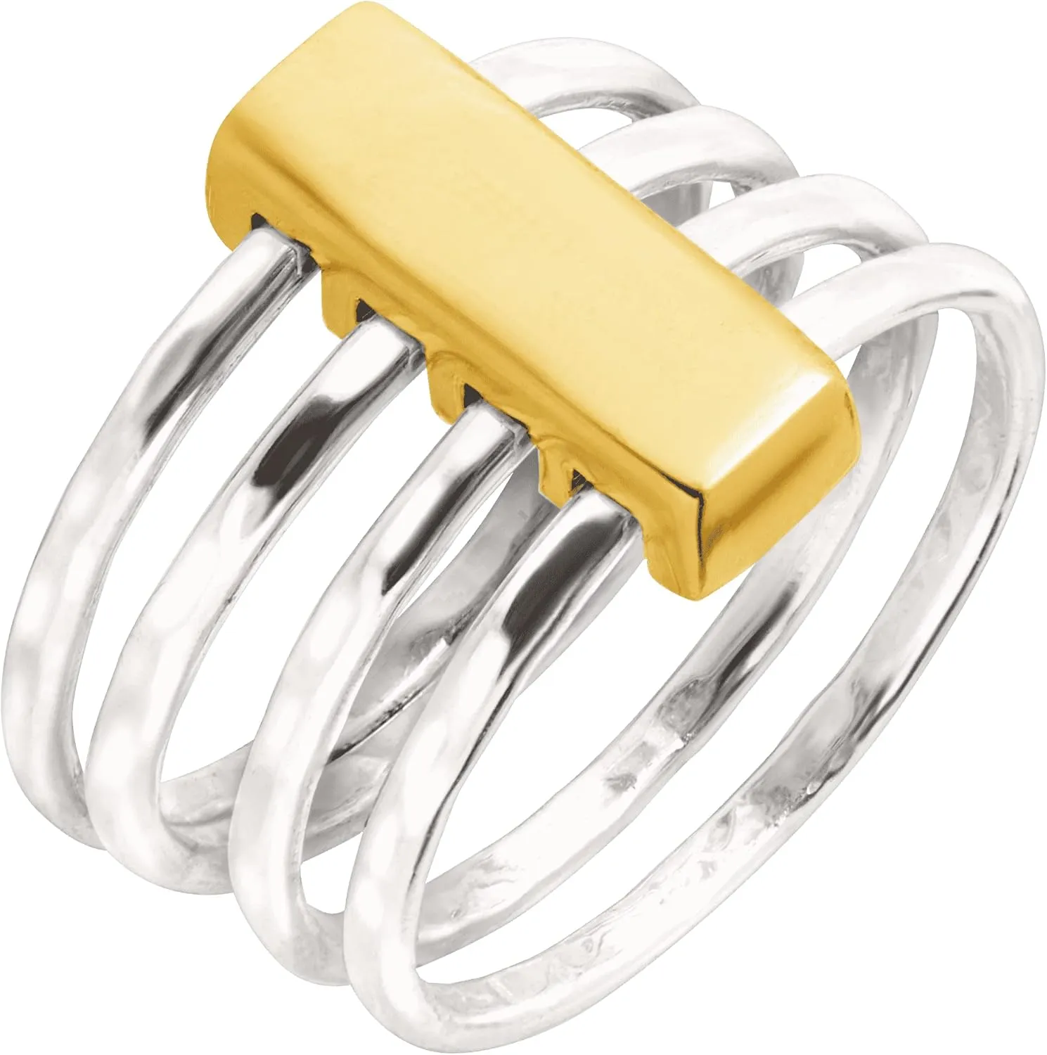 Silpada 'Agility' Ring in Sterling Silver and Brass