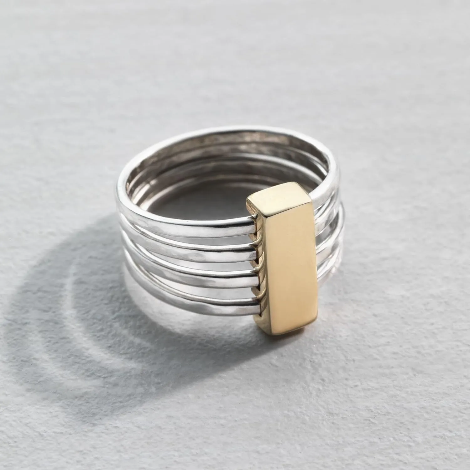 Silpada 'Agility' Ring in Sterling Silver and Brass