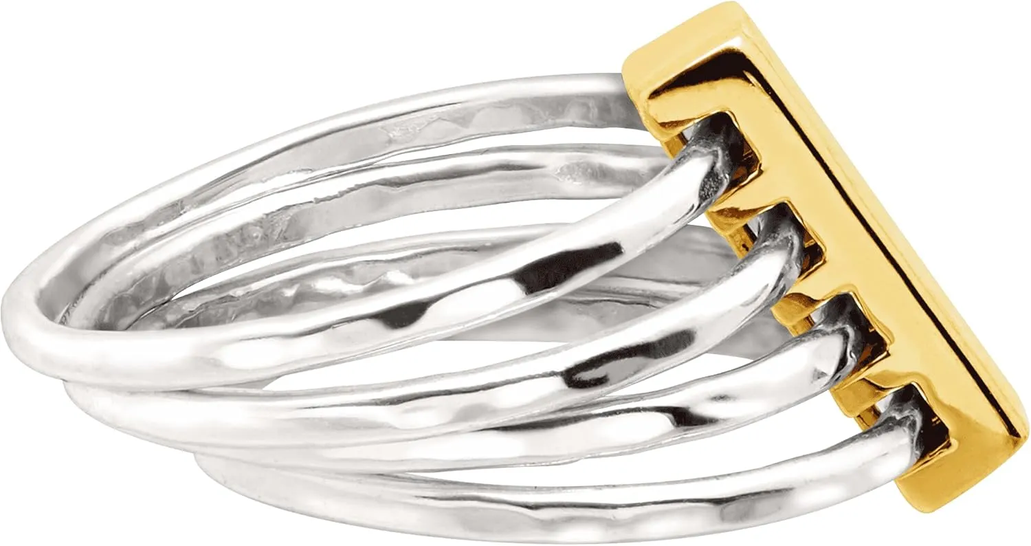 Silpada 'Agility' Ring in Sterling Silver and Brass