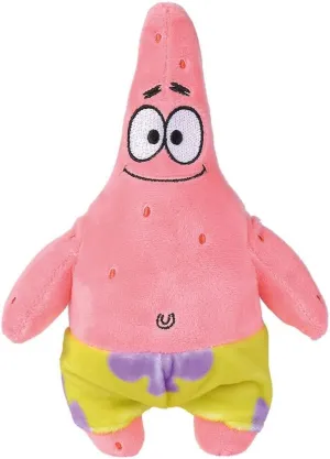 Simba Patrick 20 cm Spongebob Plush Toy, Soft and Comfortable Material, Filling 100% Recycled Officially Licensed Product, Suitable for All Ages (109491002PAT)