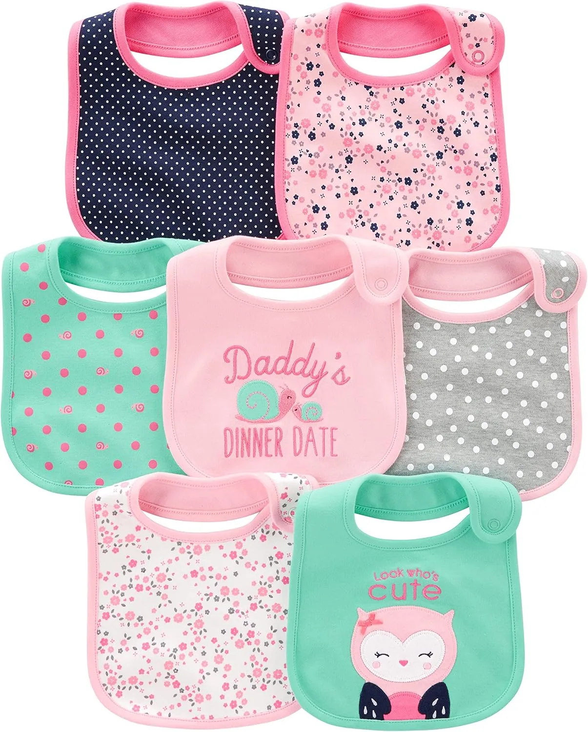 Simple Joys by Carter's Baby 7-Pack Teething Bibs