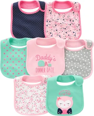 Simple Joys by Carter's Baby 7-Pack Teething Bibs