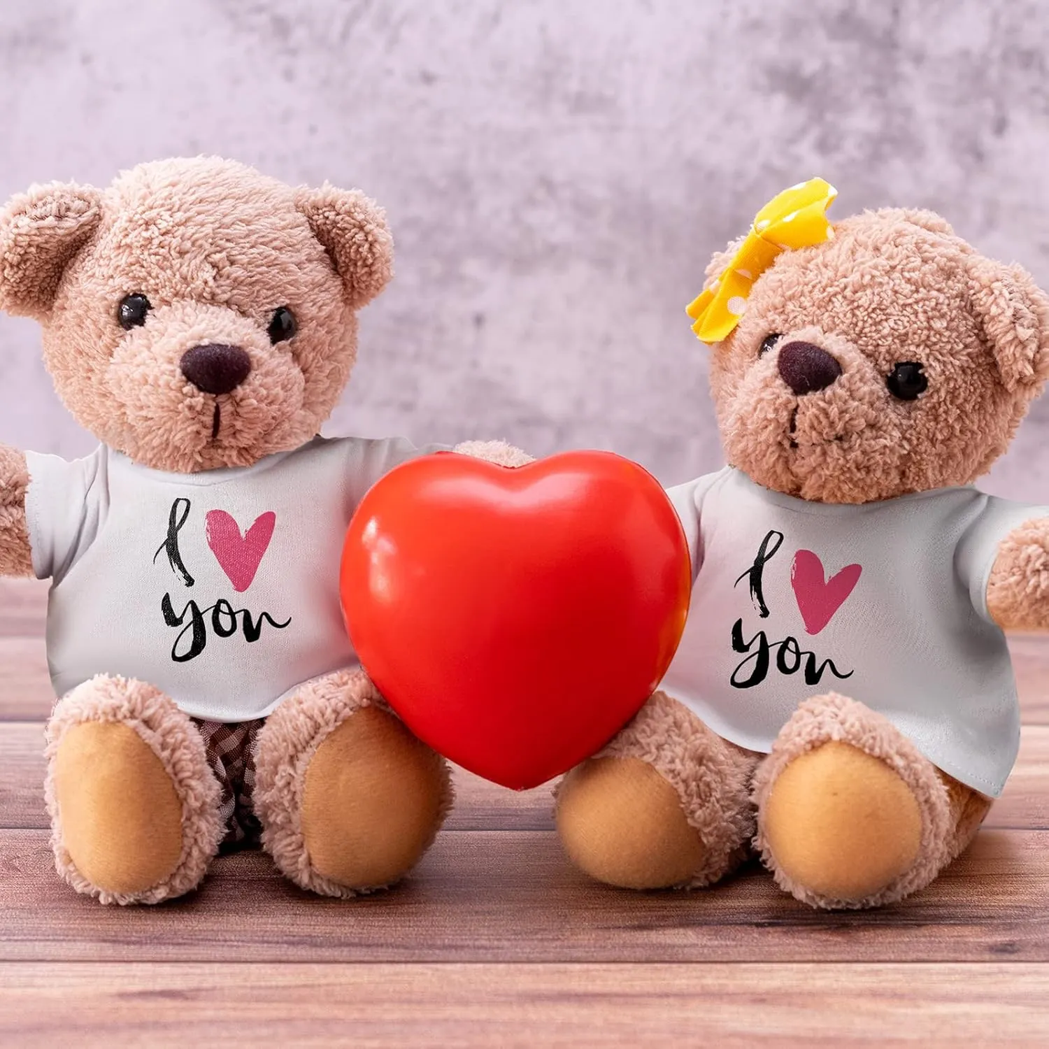 Skylety 6 Pcs Bear Clothes Basic Tee Shirt Classic Stuffed T Shirt Plush Bear Crew Neck for Stuffed Bears Doll with 14 - 18 Inch(White)