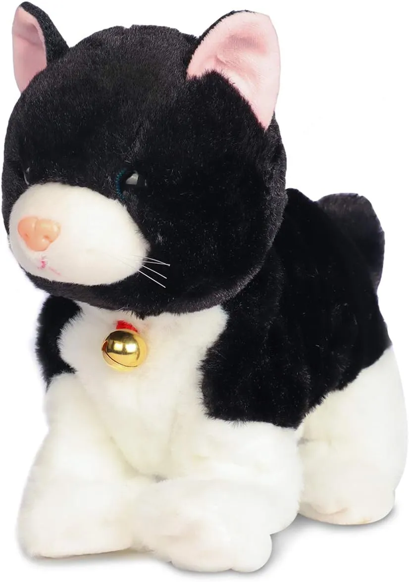 Smalody Interactive Plush Toys, Novelty Sound Control Mechanical Cat Electronic Pets Robot Cat Gift for Children (Black)