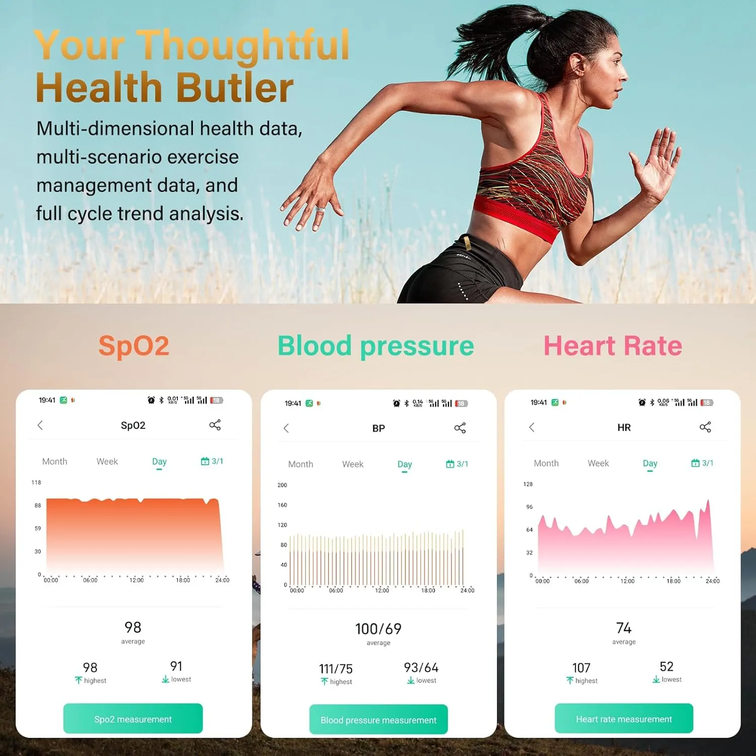 Smart Fitness Ring for Men & Women – Health & Activity Tracker with Heart Rate, Sleep Monitoring, Blood Oxygen, Motion Tracking, and Remote Camera Control, Waterproof & No Subscription Required