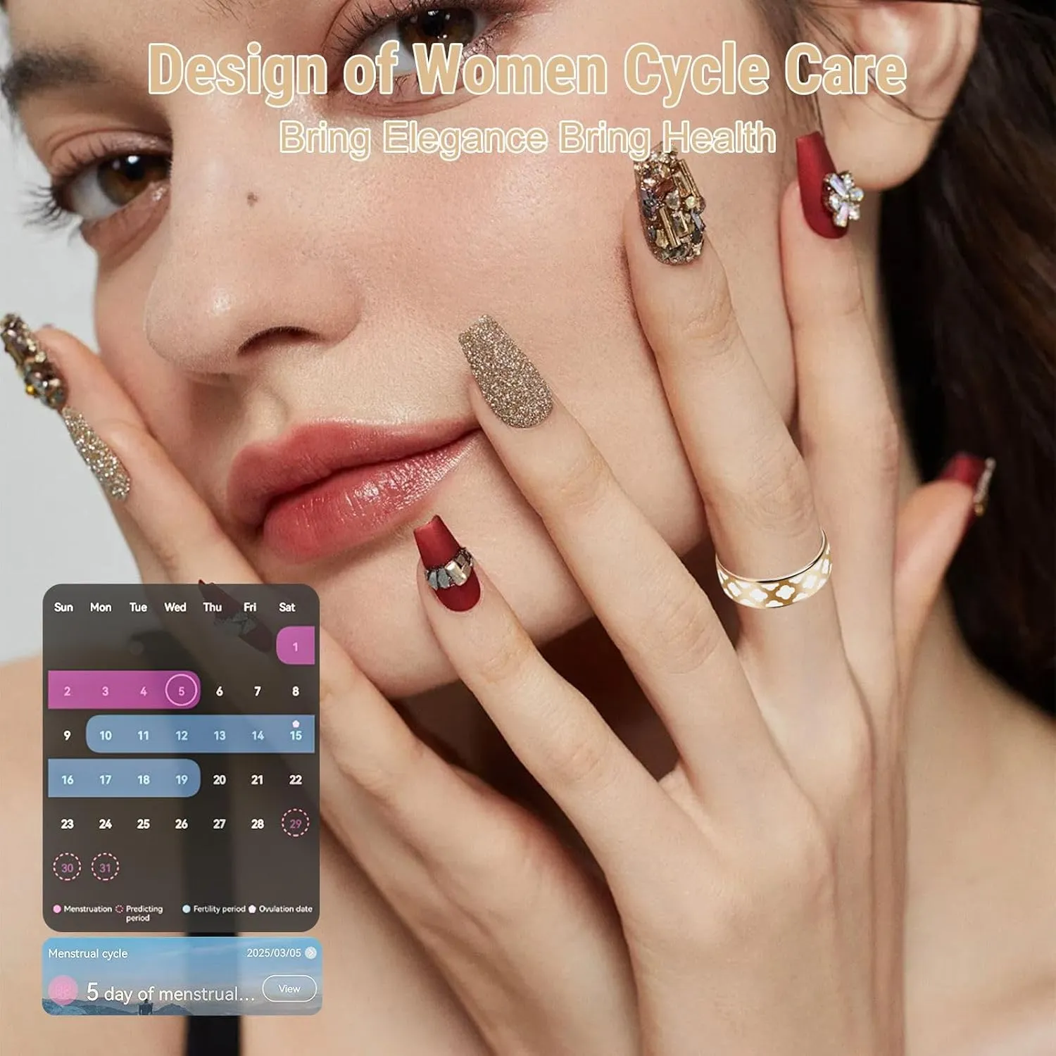 Smart Rings Fitness Monitor Sleep Teacker for Women Men