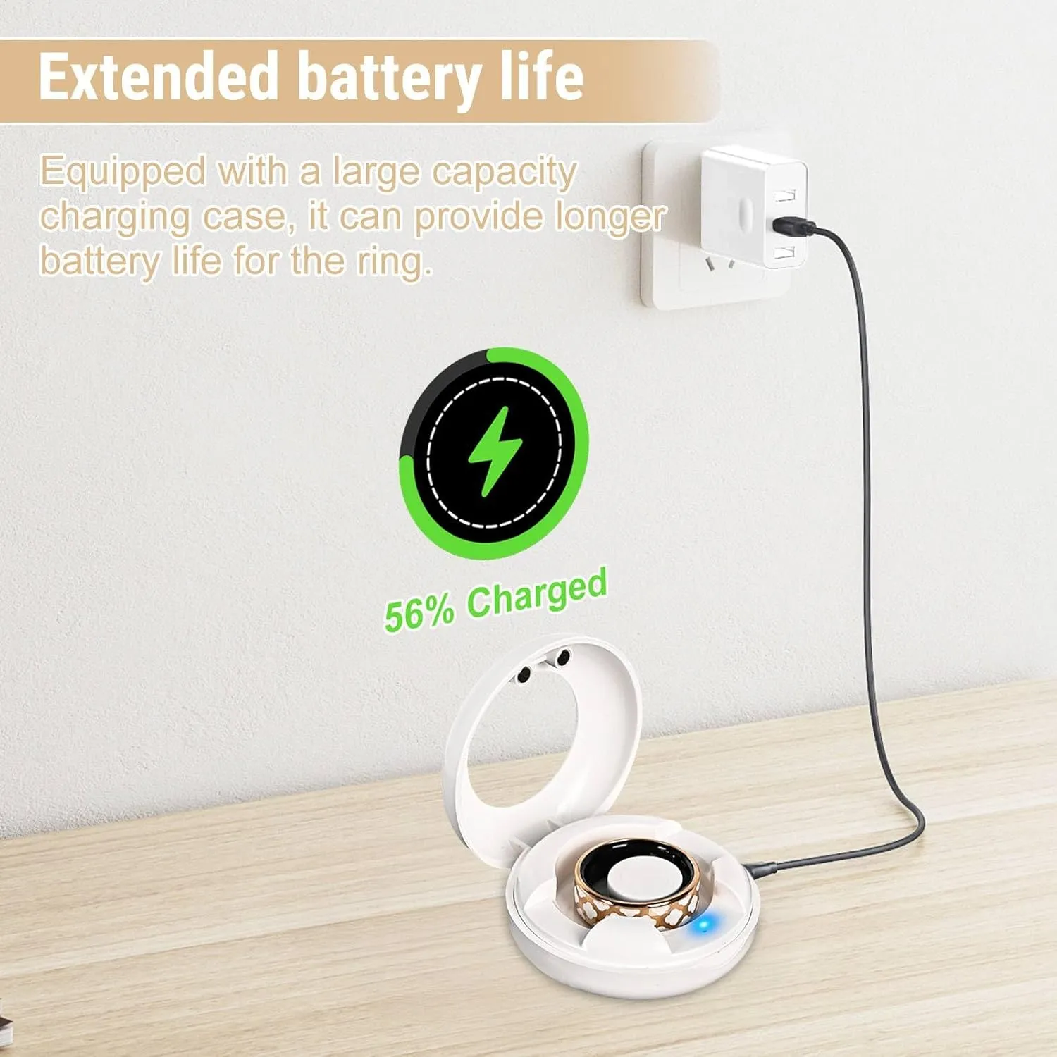 Smart Rings Fitness Monitor Sleep Teacker for Women Men
