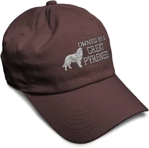 Soft Baseball Cap Owned by A Great Pyrenees Embroidery Dogs Breed Cotton Longtail Dad Hats for Men & Women