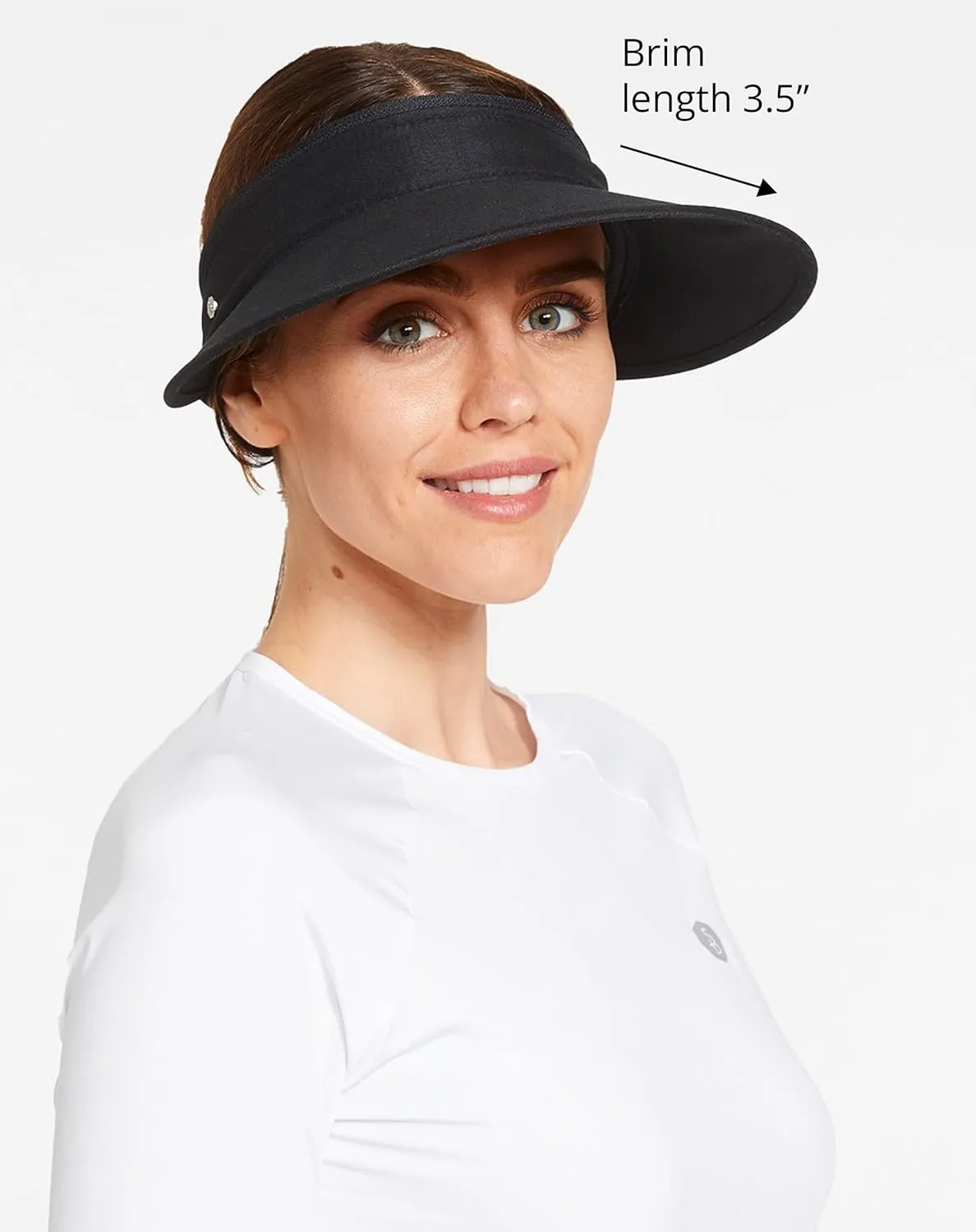 Solbari Women’s Wanderlust Visor UPF 50 , Packable 2-in-1 Hat & Visor, Adjustable Fit with Sweatband for Sports & Outdoors