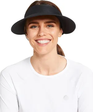Solbari Women’s Wanderlust Visor UPF 50 , Packable 2-in-1 Hat & Visor, Adjustable Fit with Sweatband for Sports & Outdoors
