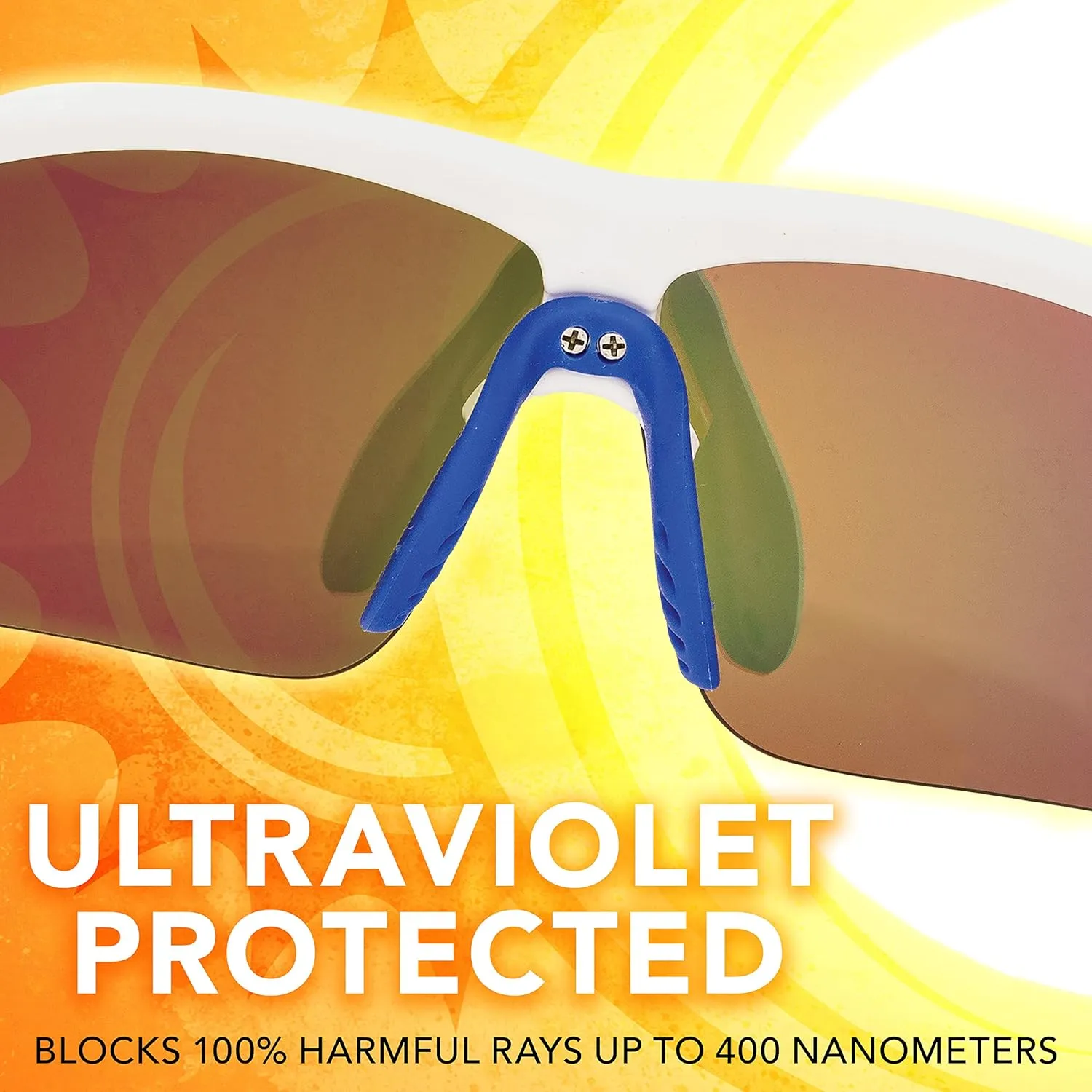 Spartan Pro Sunglasses - Impact Resistant - Polarized Lenses - UV Protected - Soft Pouch Included - TR 90 Frames