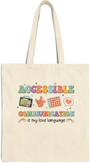 Speech Therapy Tote Bag - Perfect Speech Therapy Gifts, SLP Gifts for Speech Language Pathologist, SLP Tote Gifts