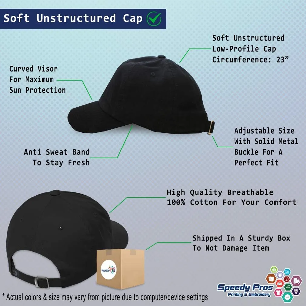 Speedy Pros Soft Baseball Cap Border Collie A Embroidery Dogs Tail Cotton Tongue Out Dad Hats for Men & Women