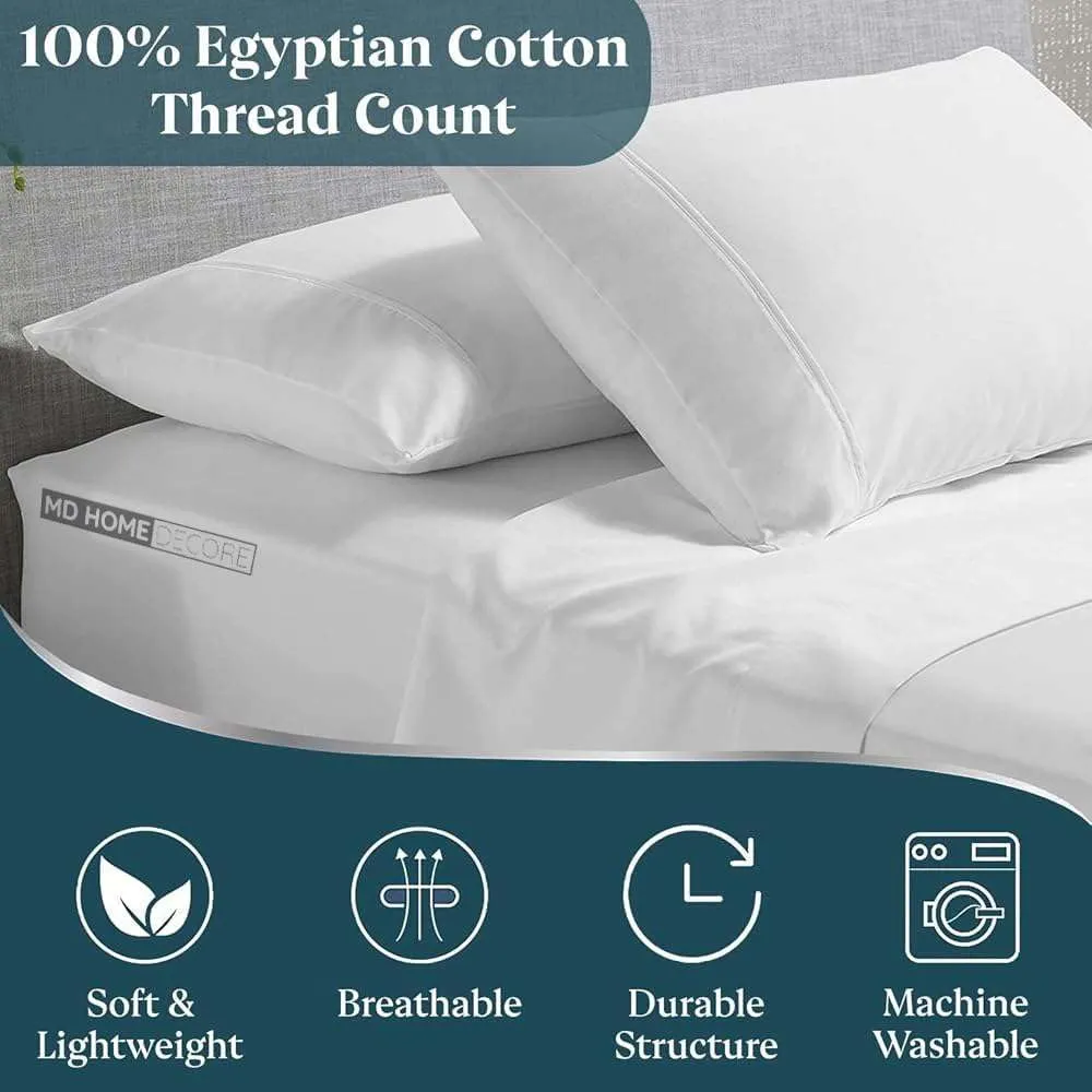 Split King Sheets Sets for Adjustable Bed - Sleep Number Sheets Split King Sheets - 5 PCs Adjustable Bed Sheets Split King - Giza Cotton Sheets - 2 Twin XL Fitted Sheet Split King (White)