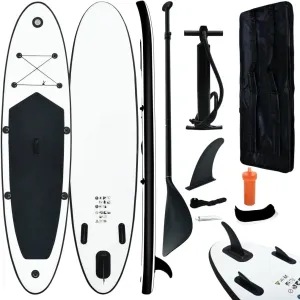 Stand Up Paddle Board Set SUP Surfboard Inflatable,Puncture-Proof and UV Resistant,with-1 x High Pressure Hand Pump with High Pressure Gauge/1 x Repair kit: Glue & 3-ply Patch,Red and White