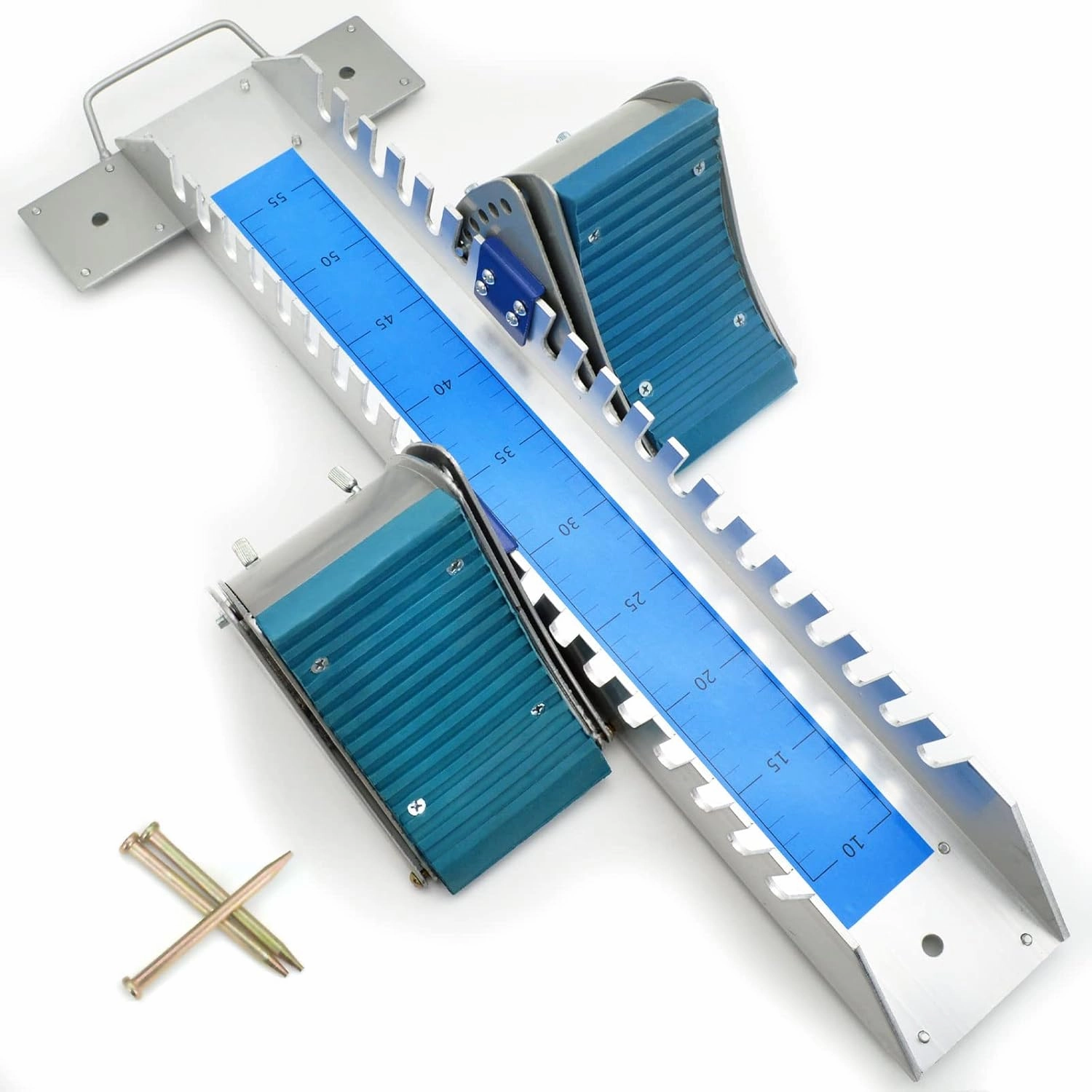 Starting Blocks Multi-Function 6 Angle Adjustable Aluminum Track and Field Starting Block for Sprinting for Athletics Plastic Runway Cinder Track 25in
