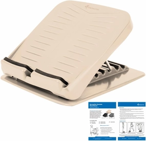 StrongTek Plastic Calf Stretch Board, Slant Board for Calf Stretching, 5-Level Adjustable Incline Board, Enhanced Ankle Flexibility, Targeted Physical Therapy, Durable with Non-Slip Surface