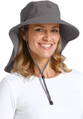 Sun Hat with Fold-Away Neck Drape & Clip-On Face Mask- UPF50  Sun Protection - Ideal for Fishing - Stevie - Unisex (One Size)