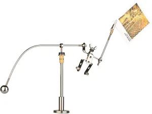 Sunnytech Steel Balance Robot with Memo Clip Kinetic Art Balance Toy Balancing Decompressive Home Offic Decor Desk Decor Science Psychology Toy WJ078