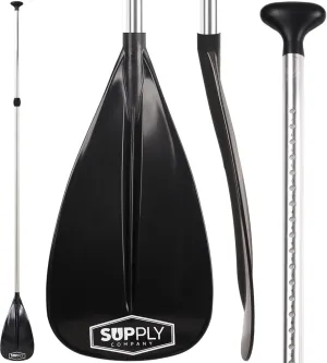 Sup Supply - 3 Piece Adjustable Stand-up Paddle Board Paddle - Aluminum Floating, Lightweight & Durable for Travel