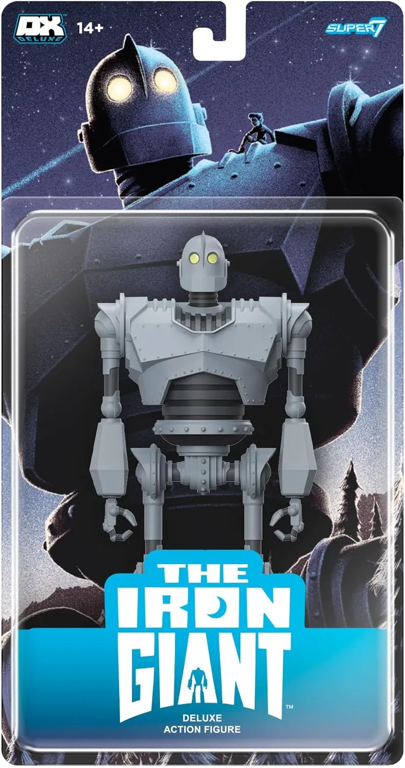 Super7 Deluxe The Iron Giant - 7" Iron Giant Action Figure Classic Animated Movie Collectibles and Retro Toys