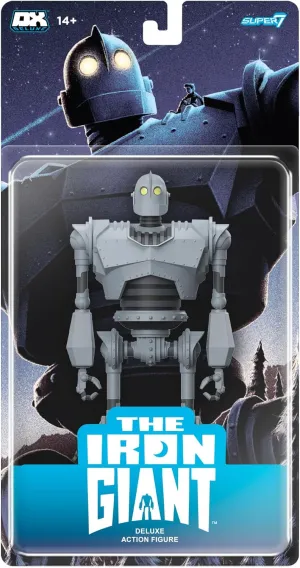 Super7 Deluxe The Iron Giant - 7" Iron Giant Action Figure Classic Animated Movie Collectibles and Retro Toys