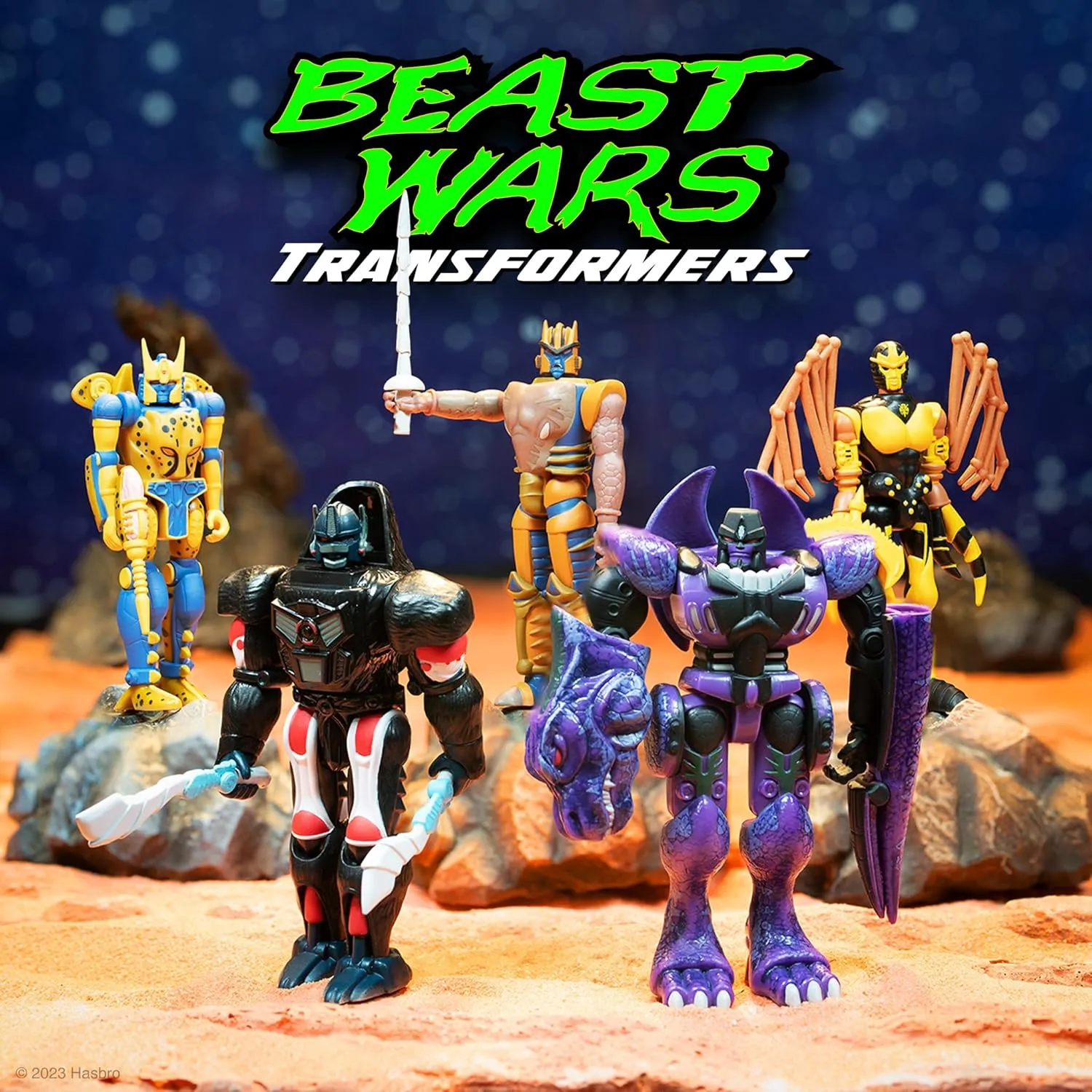 Super7 Transformers Beast Wars Cheetor - 4" Transformers Action Figure with Accessory Classic Cartoon Collectibles and Retro Toys