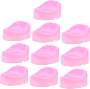SUPVOX 3sets 10pcs Mini Dollhouse Doll Potty Realistic Toilet Decoration for Dollhouse Bathroom Safe Material Multi Functional Accessory for Motor Skills Development 10pcs*3
