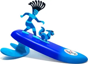 Surfer Dudes Legends & Surfer Pets Wave Powered Mini-Surfer, Pet and Surfboard Beach Toy - H2O and Rusty