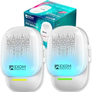 T-26, Ultrasonic Pest Repeller Wall Plug-in Most Effective Than Repellents - Get Rid of - Rodents, Squirrels, Mice, Rats, Bats, Roaches, Ants, Spiders, Bed Bugs, Мosquito, Insects, Fleas (2 Pack)