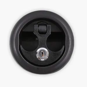 T-H Marine Lock Boat Locker, Black with Black Handle (AL-1-DP)