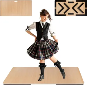 Tap Board for tap Dancing，48'' L x 28'' W Tap Dance Floor，Portable Dance Floor，Dance Floor mat