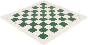 The House of Staunton Regulation Vinyl Tournament Chess Board - 2.5" - Green