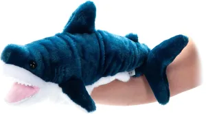 The Petting Zoo Mako Shark Hand Puppet Stuffed Animal Plushie, Gifts for Kids, Puppetz Animals, Shark Interactive Puppets Plush Toy 19 Inches